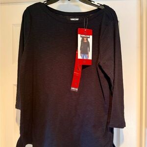 Kirkland Signature Women's Dark Long Sleeve Tee